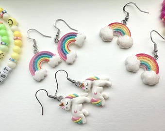 Rainbow Earring TRIO! (Set of 3 Pair)