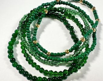 Forrest Green Bracelet Stack (3 Styles)