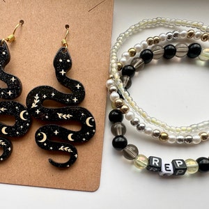 REP Snake Earring Set in GOLD