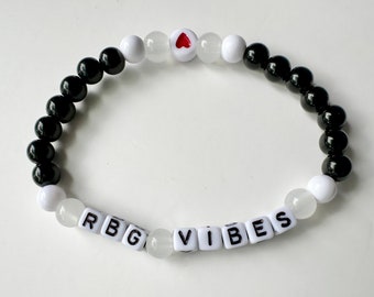 RBG Vibes - Ruth Bader Ginsburg Bracelet + FREE Mini Stacker (Justice & Law)