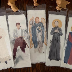 Marcadores de acuarela Santos y religiosos masculinos imagen 1