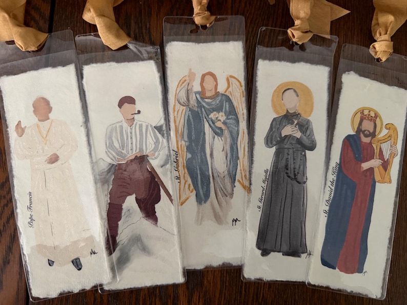 Marcadores de acuarela Santos y religiosos masculinos imagen 1