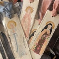 Watercolor Saint Bookmark: Deckled Paper Religious Icon (1 of 4 bookmark listings)