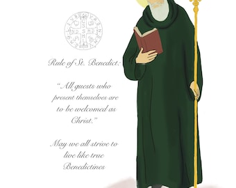 St Benedict print '