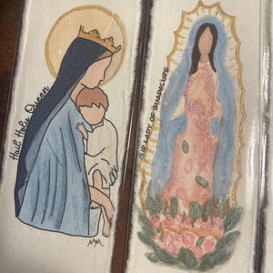 Zakładki akwarelowe Kobiety Święte St Kateri