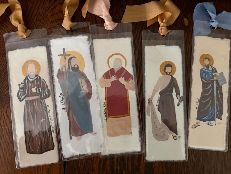 Marcadores de acuarela Santos y religiosos masculinos imagen 4