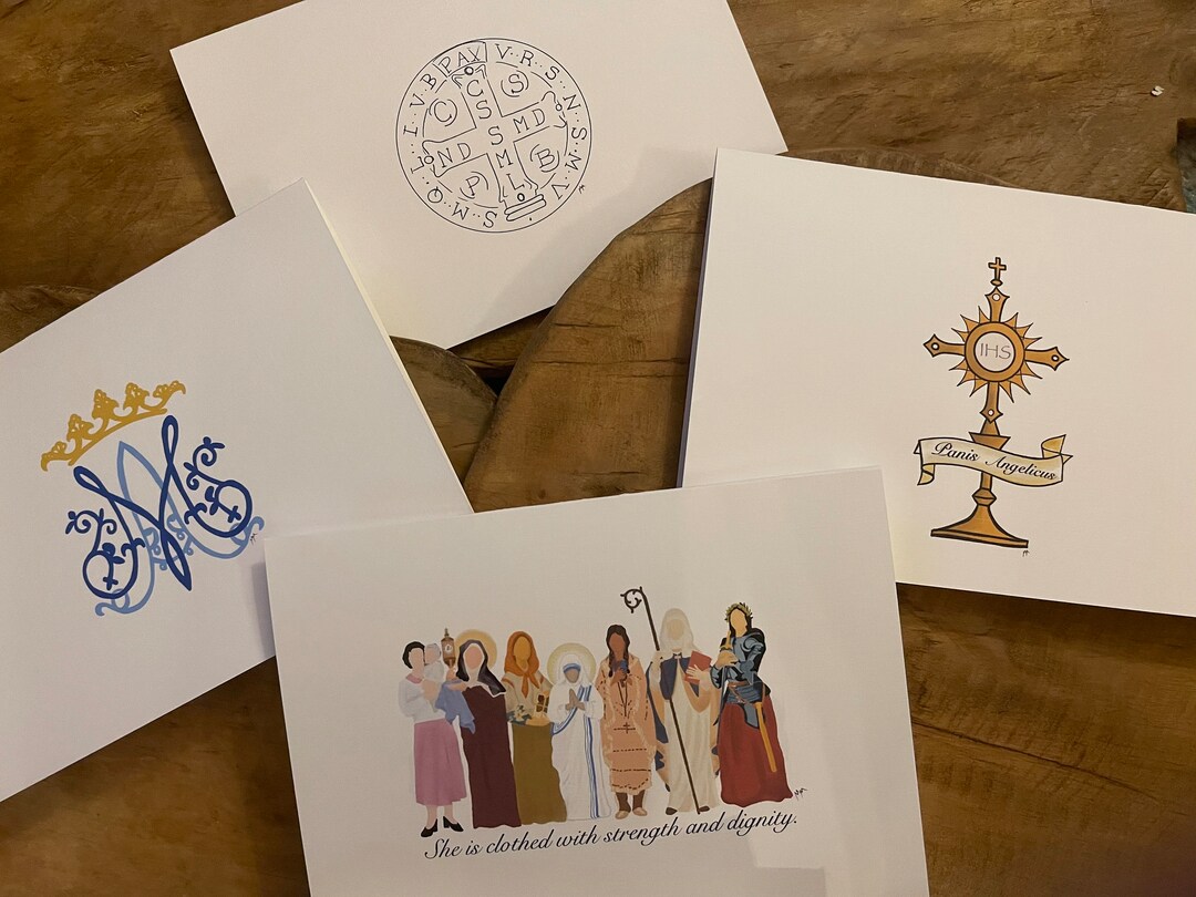 Holy Cards (blank Cards for Special Messages) - Etsy