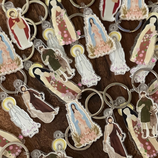 Saints Acrylic Keychains