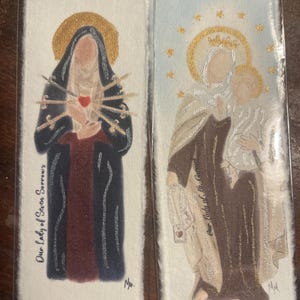 Zakładki akwarelowe Kobiety Święte St Josephine Bahkita