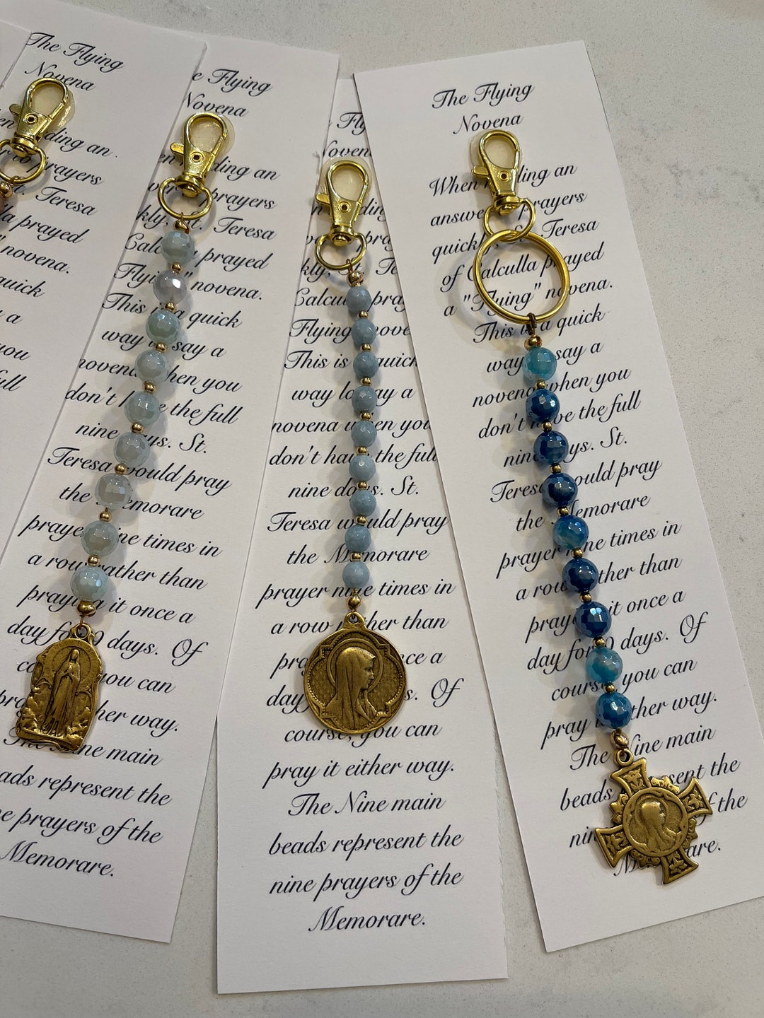 Flying Novena Beads Etsy