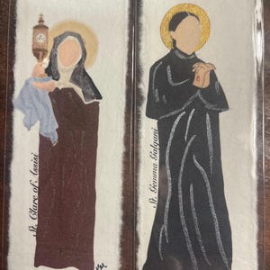 Zakładki akwarelowe Kobiety Święte St Catherine of S