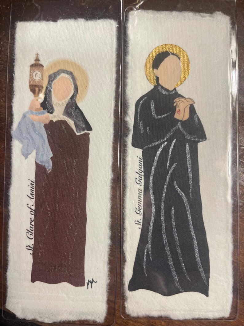 Zakładki akwarelowe Kobiety Święte St Catherine of S
