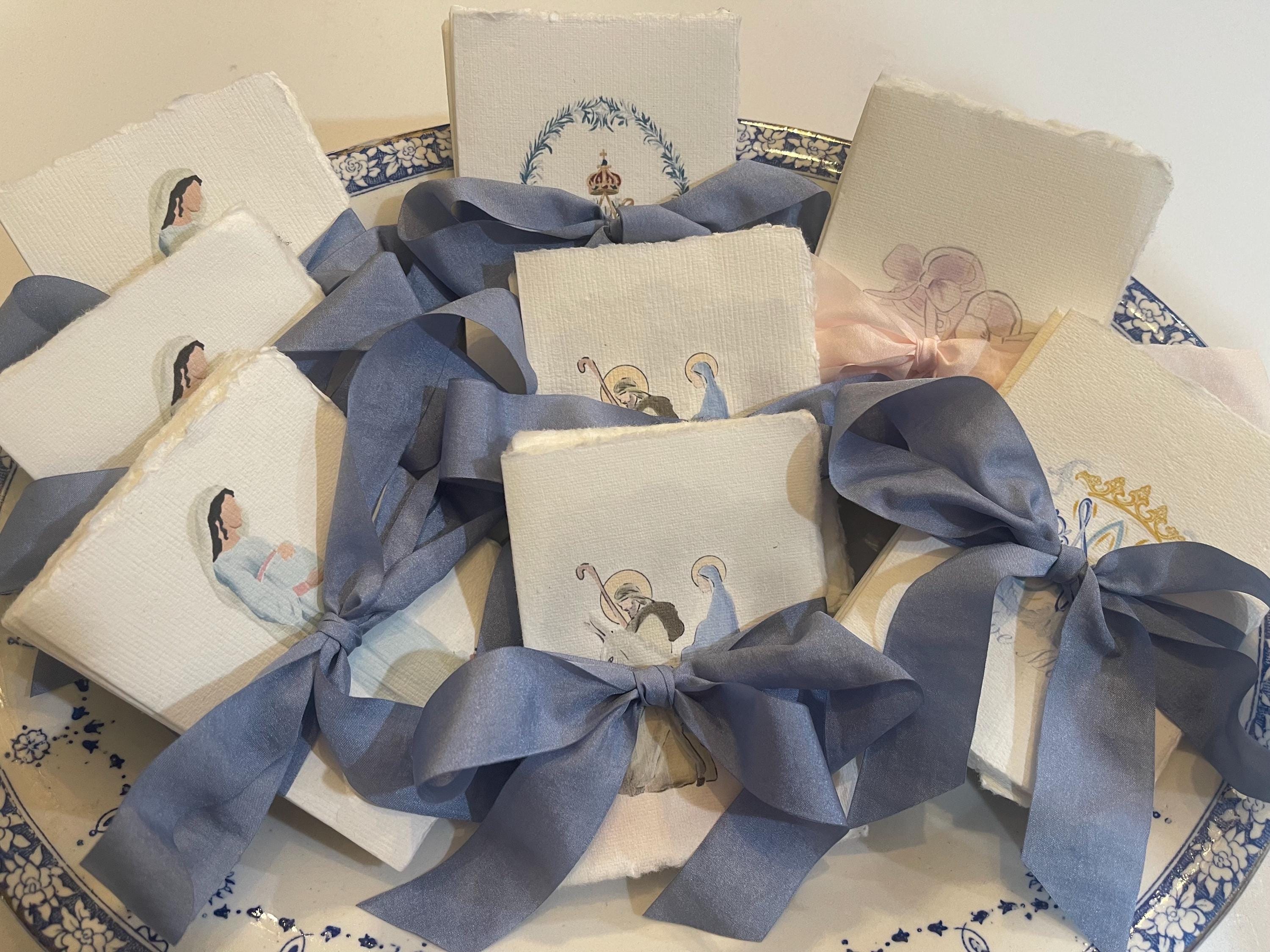Watercolor deckled paper Gift Tags