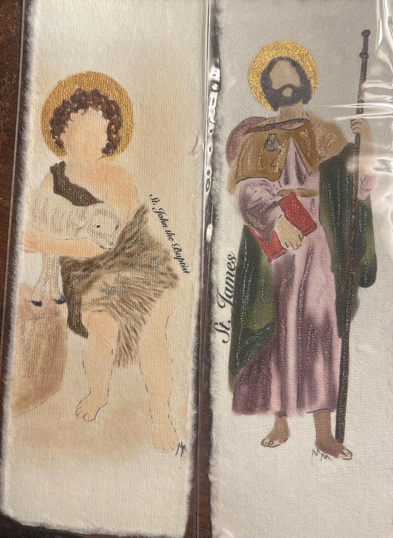 Marcadores de acuarela Santos y religiosos masculinos imagen 10