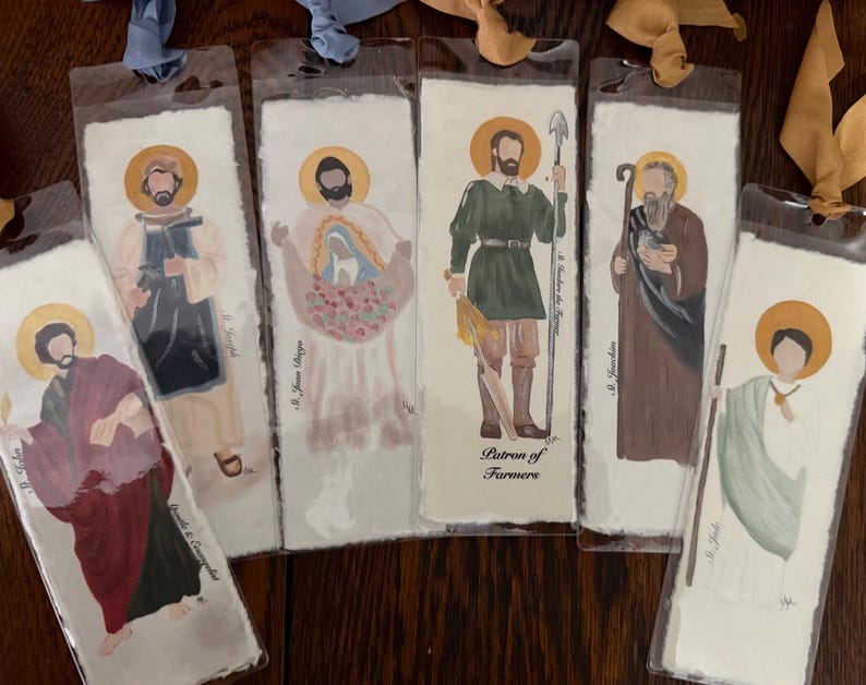 Marcadores de acuarela Santos y religiosos masculinos imagen 5