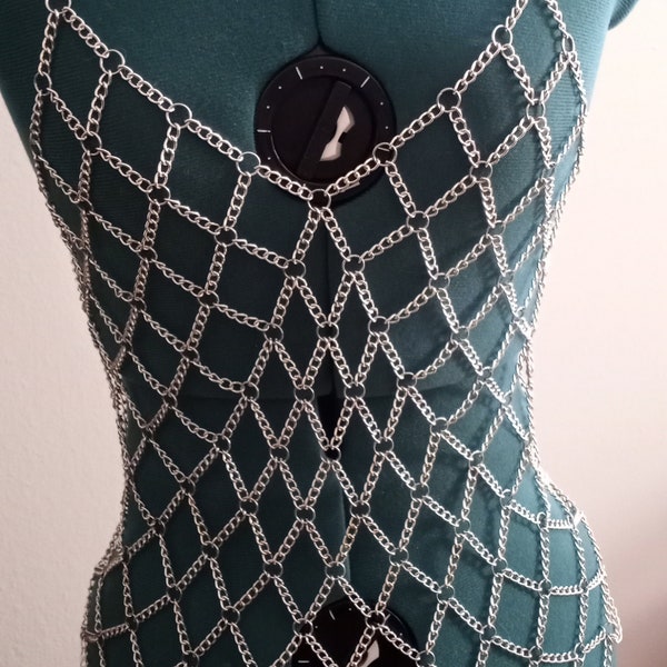 Mens Body Chain Etsy