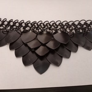 Handmade Scale Mail Choker Necklace