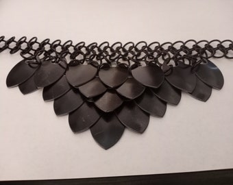 Handmade Scale Mail Choker Necklace