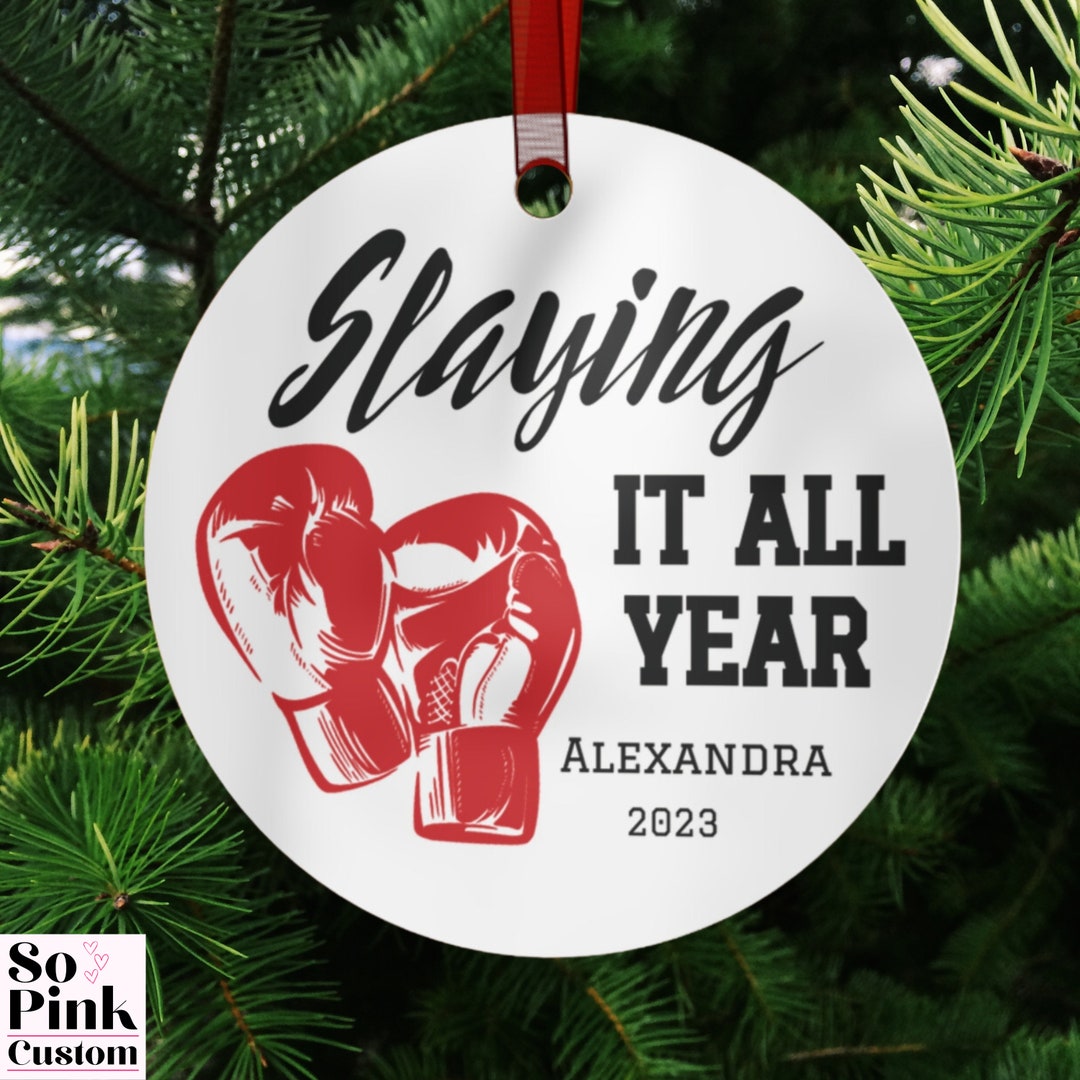 Personalized Boxing Ornament Custom Boxing Christmas - Etsy