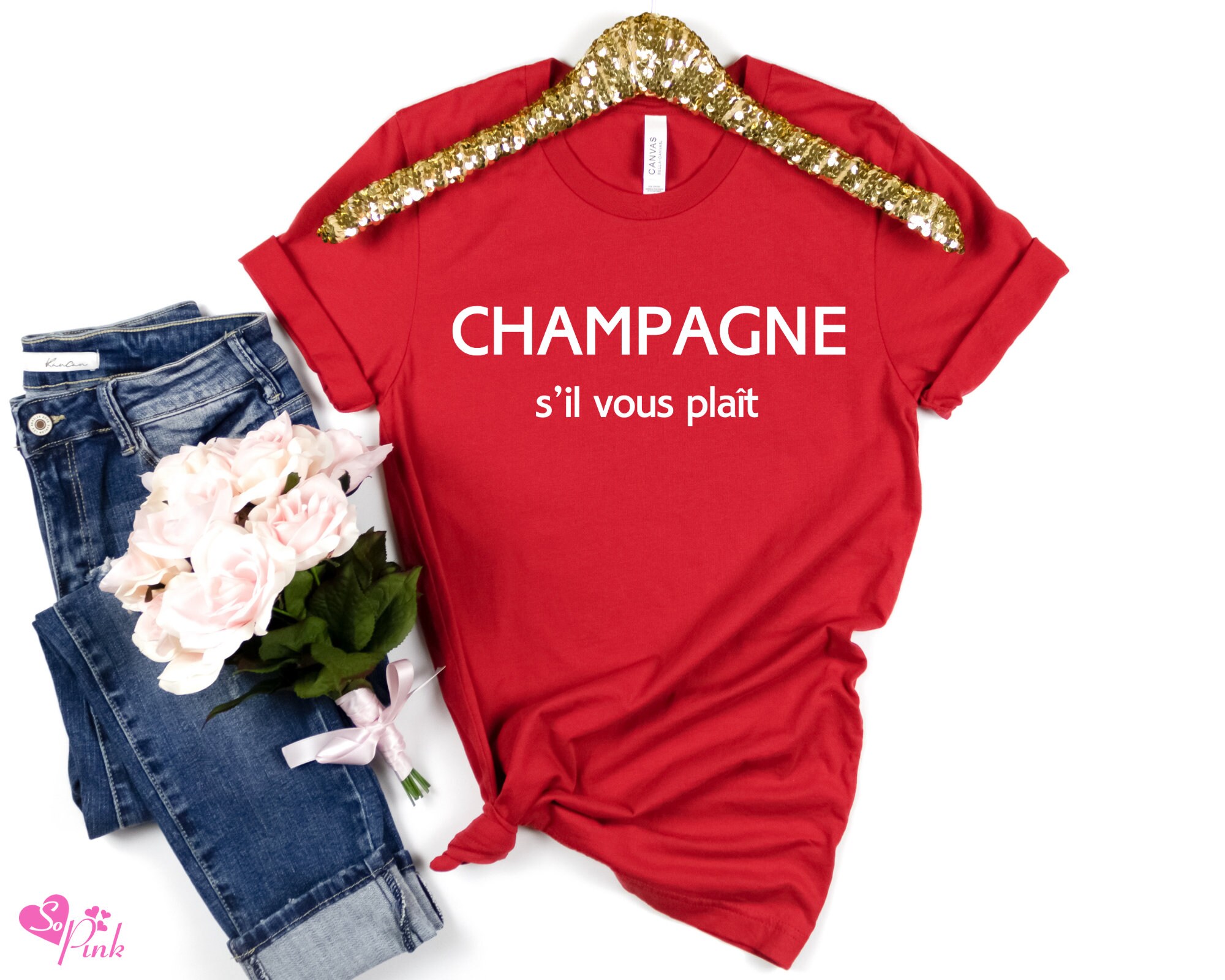 Champagne S'il Vous Plait Shirt Champagne Shirt Wine | Etsy