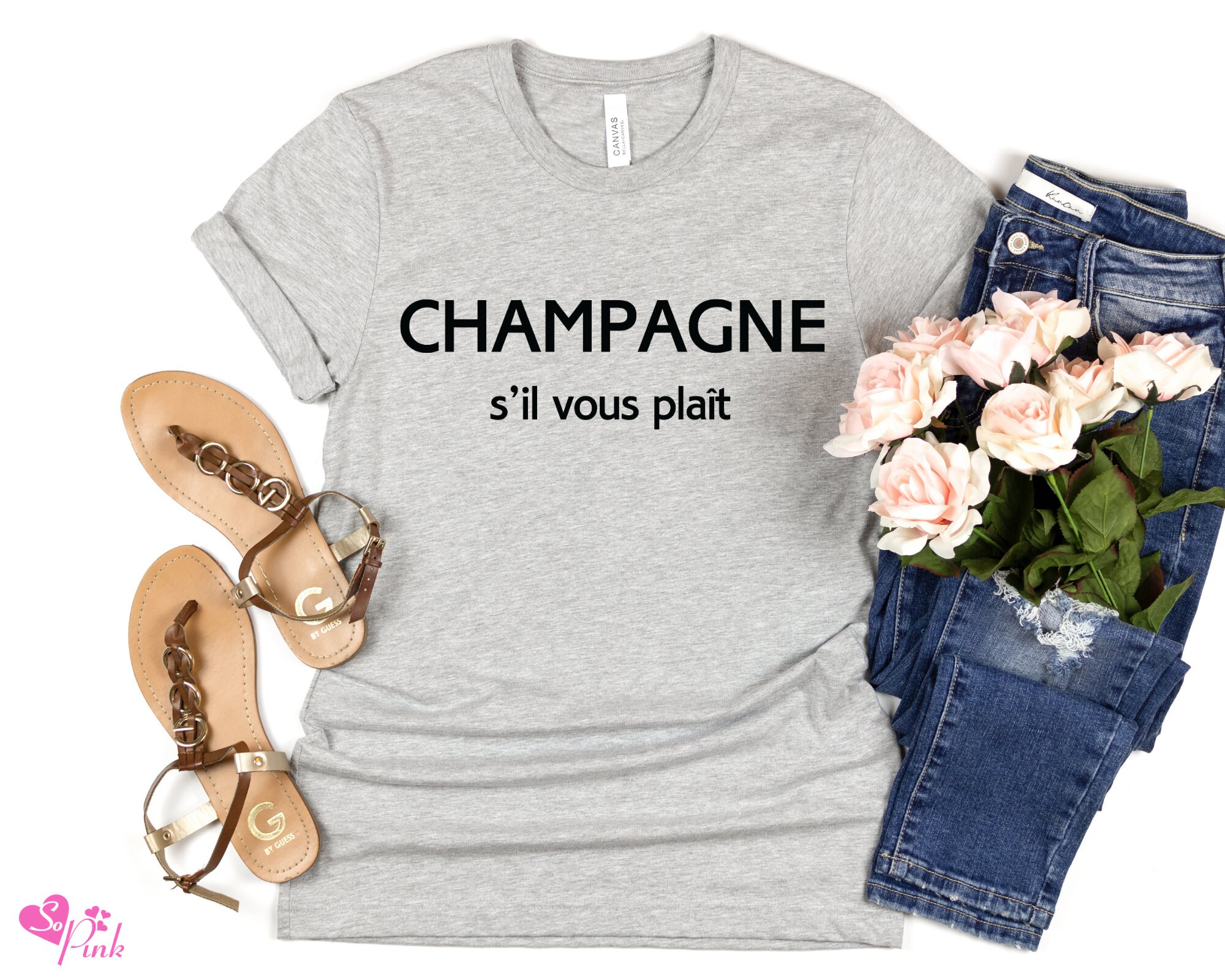 Champagne S'il Vous Plait Shirt Champagne Shirt Wine - Etsy UK