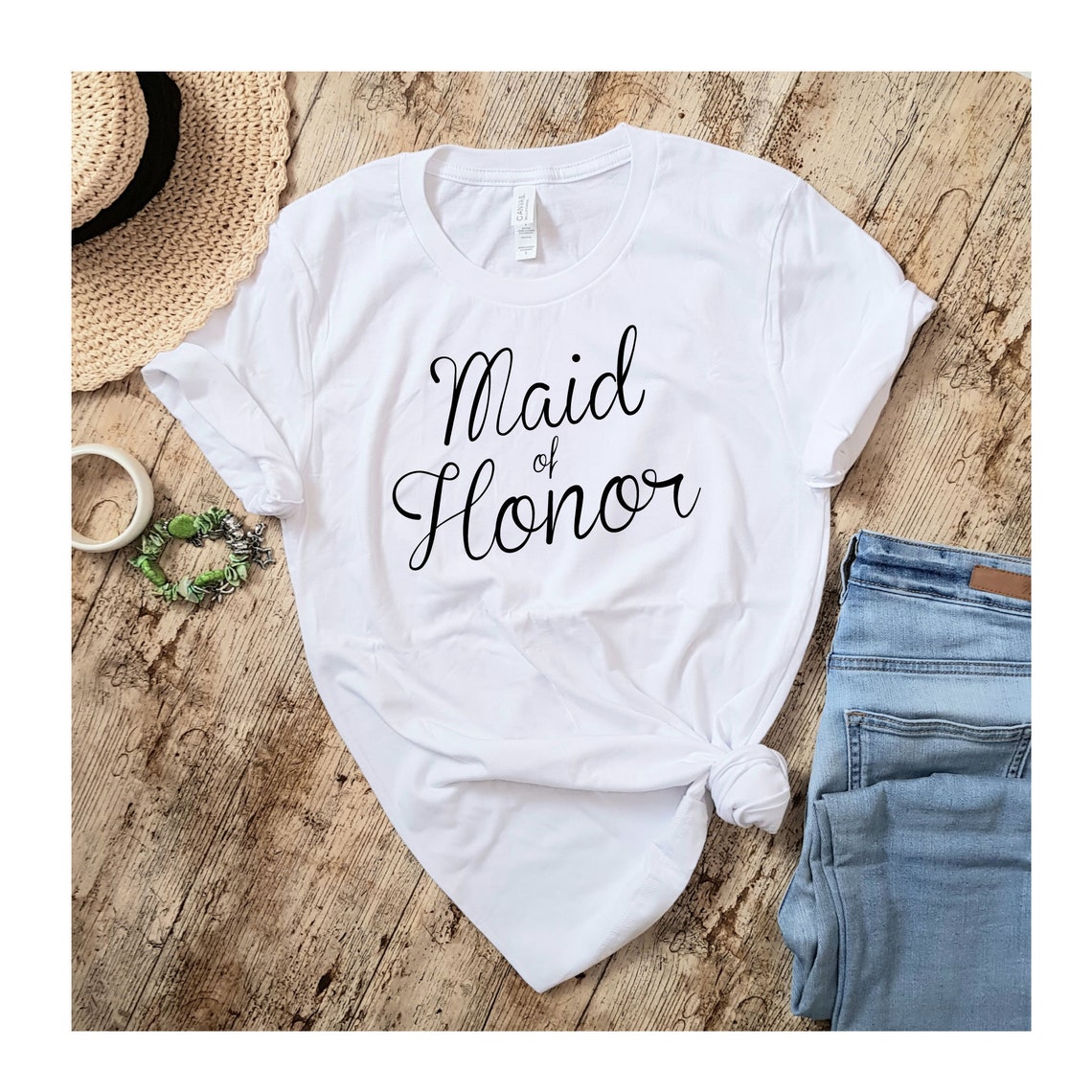 Maid of Honor Shirt Maid of Honor Gift Hen Party Shirt | Etsy