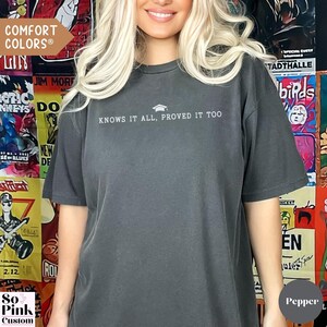 Comfort Colors Funny College Graduation Shirt, PhD Graduation Gifts for Him, Graduate Masters Gifts for Her, Doctorate Gifts, PhD Grad Gift