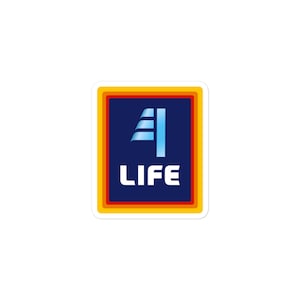 4LIFE -気泡の入らないステッカー
