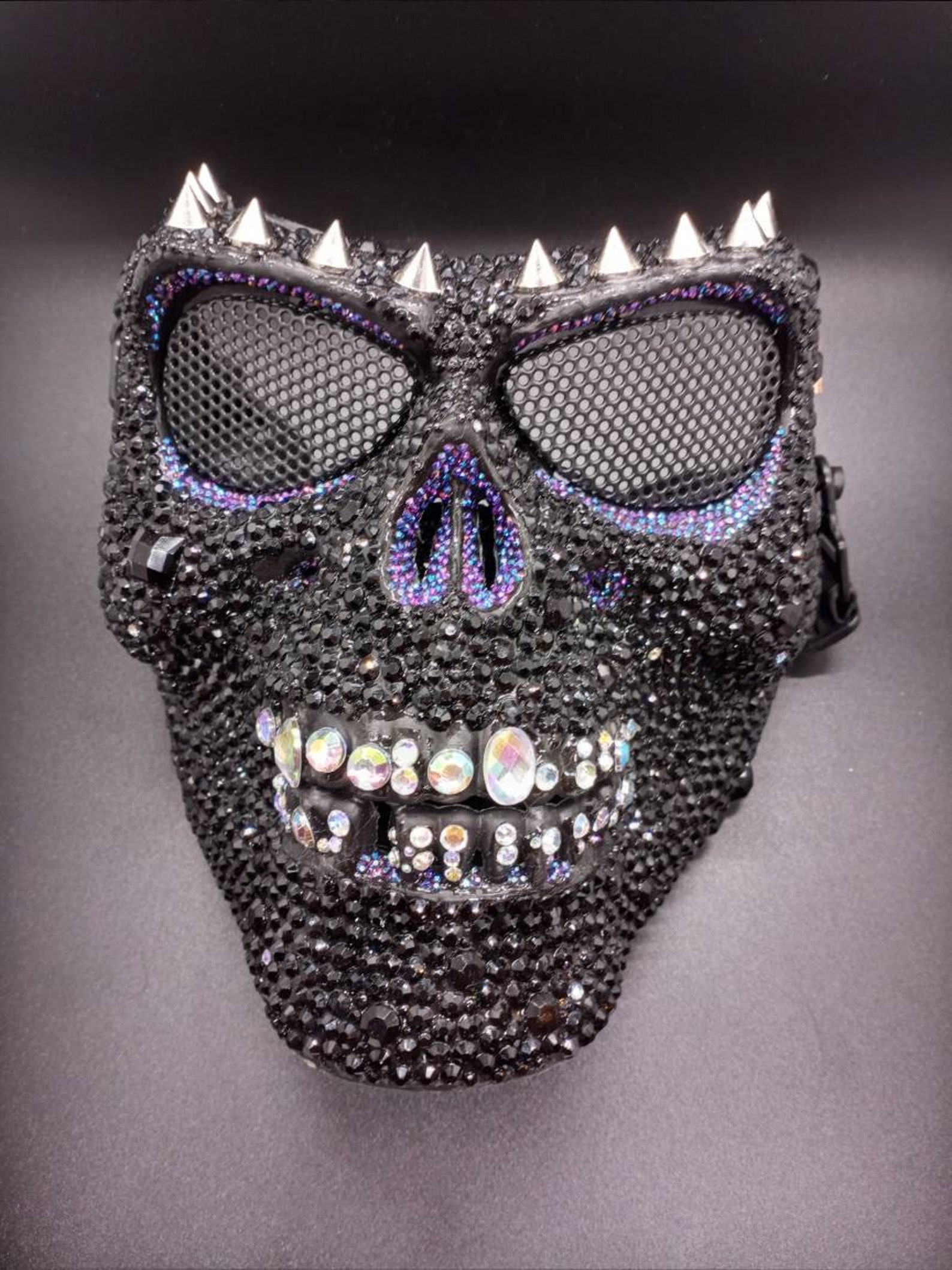 Bling Skull Mask Bling Mask Skull Mask. Etsy