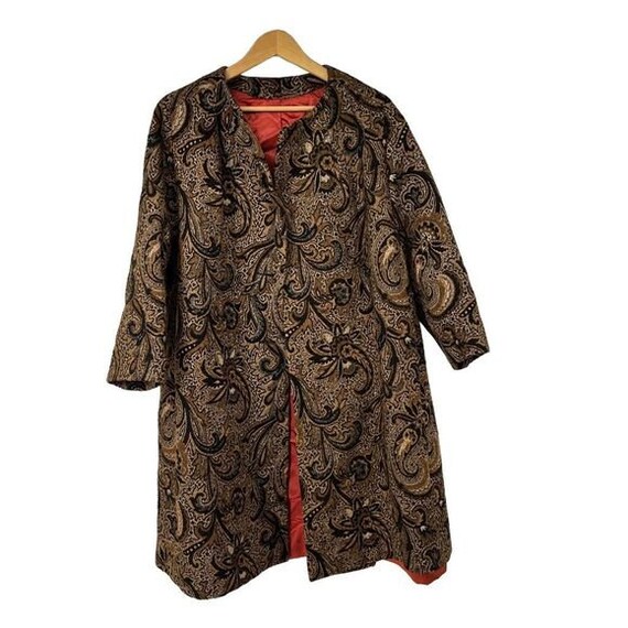 Vintage Union Made Heavy Tapestry Coat Etsy