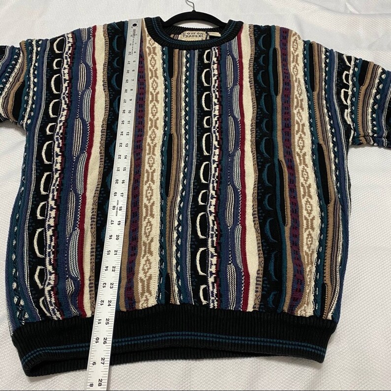 Vintage Cotton Traders Textured Sweater Etsy
