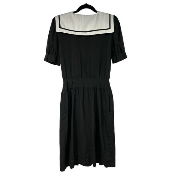 Albert Nipon Executive Black White Sailor Vintage… - image 3