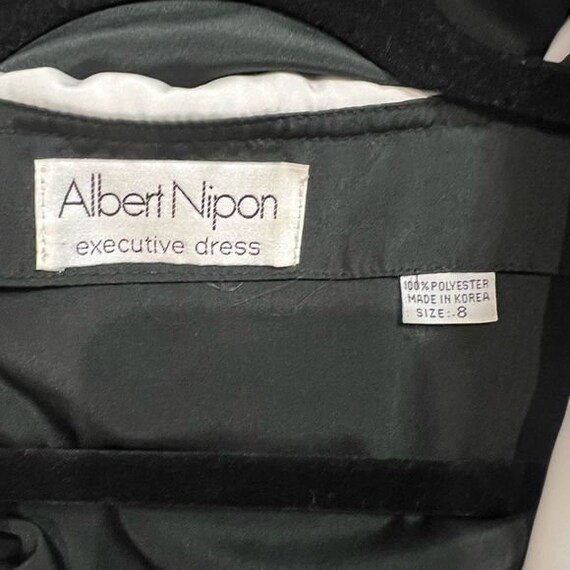 Albert Nipon Executive Black White Sailor Vintage… - image 9