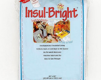 Insul-Bright Insulating Thermal Lining for Pot Holders, Oven Mitts and Casserole Covers - by The Warm Company - 1 yd x 45" Pre-cut Package
