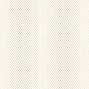 Pode incluir: Tecido creme com um pequeno padrão de pontos repetidos. O tecido é medido com uma régua em polegadas ao longo da borda inferior. O tecido é da Riley Blake Designs.