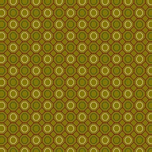 Groenblijvende vakantie geometrische quilt katoenen stof van Baubles & Balsam by Kim Diehl - Henry Glass Fabrics #989-66 - doorlopend 1/2 werf