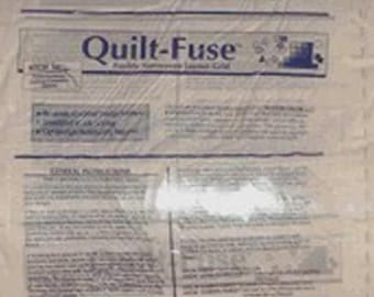 Entretela termoadhesiva no tejida cuadriculada Quilt Fuse de 2" de HTC #3240-1 - 45" de ancho - Se vende por yarda continua