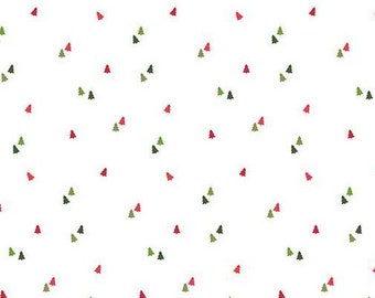 Mini Trees Quilt Cotton Fabric from Seasonal Basics by Christopher Thompson for Riley Blake Designs #C654 - Continuous 1/2 Yard