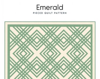 Emerald Quilt Pattern from Edyta Sitar of Laundry Basket Quilts - #LBQ-0973-P - Paper Pattern with Instructions to Make a 74" x 74" Quilt