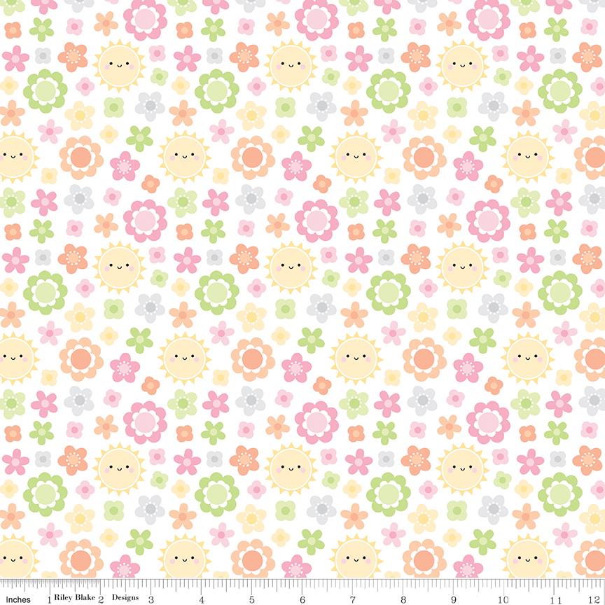 Riley Blake Designs Natàlia Juan Abelló Sweet Picnic Rolie Polie 40 2.5-inch Strips Jelly Roll RP-12090-40