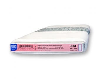 Lightweight/Sheerweight Fusible Interfacing for Apparel and Crafts by Pellon #906F - 20" Wide - Sold by the Continuous Yard