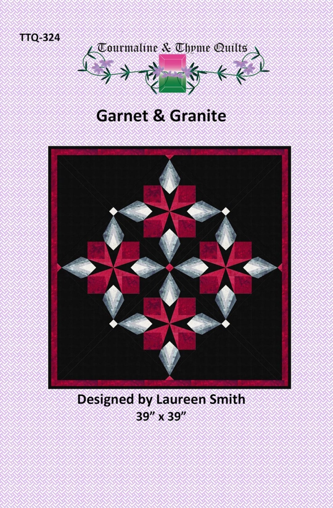 and Granite Modern Quilt Pattern by Tourmaline & Thyme Quilts