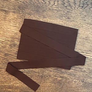 Pre-made Quilt Binding using Kona Cotton Solid Brown Quilt Cotton Fabric from Robert Kaufman - Single Fold 1.25&quot; Quilt Binding By the Yard