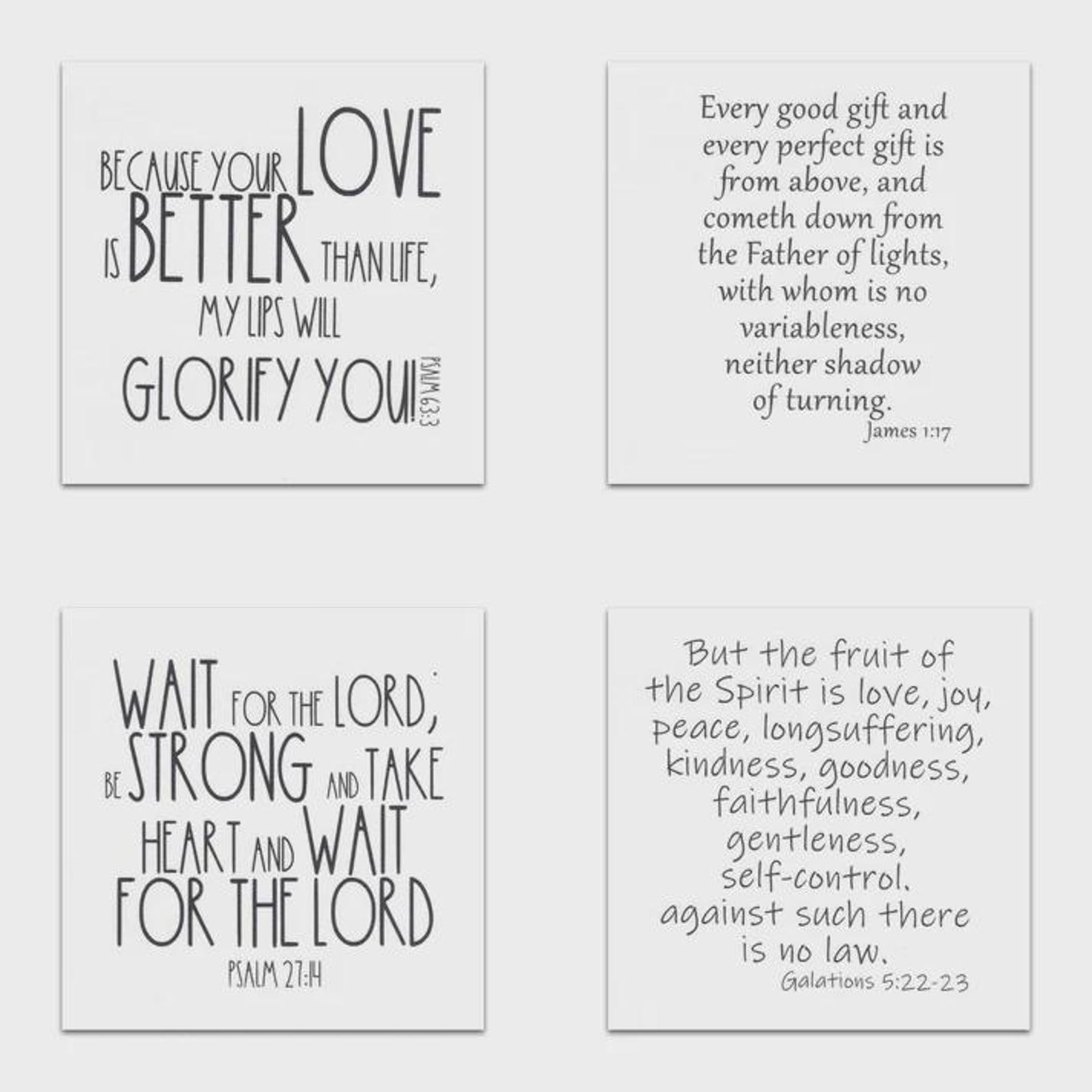 Square Scripture Graphics Set of 20 Precut Bible Verses Quilt Cotton Squares - Religious ...
