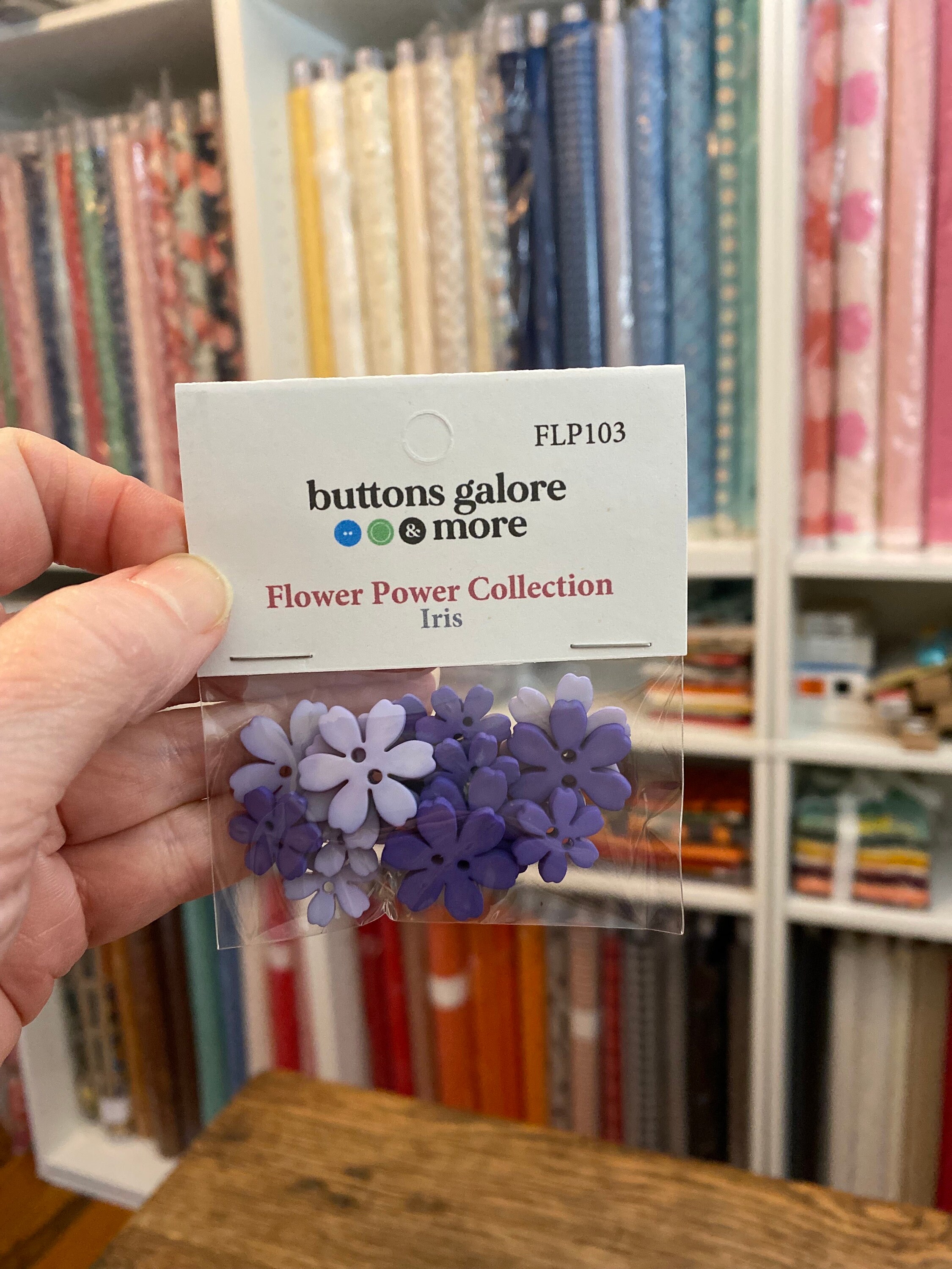 Small Spring Buttons Spring Flower Button Packs From Buttons Galore & More - 2 Hole Plastic ...