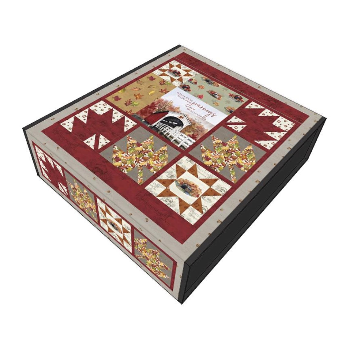QUILT KIT Covered Bridges Fall Journeys Boxed Kit - Riley Blake #KT ...
