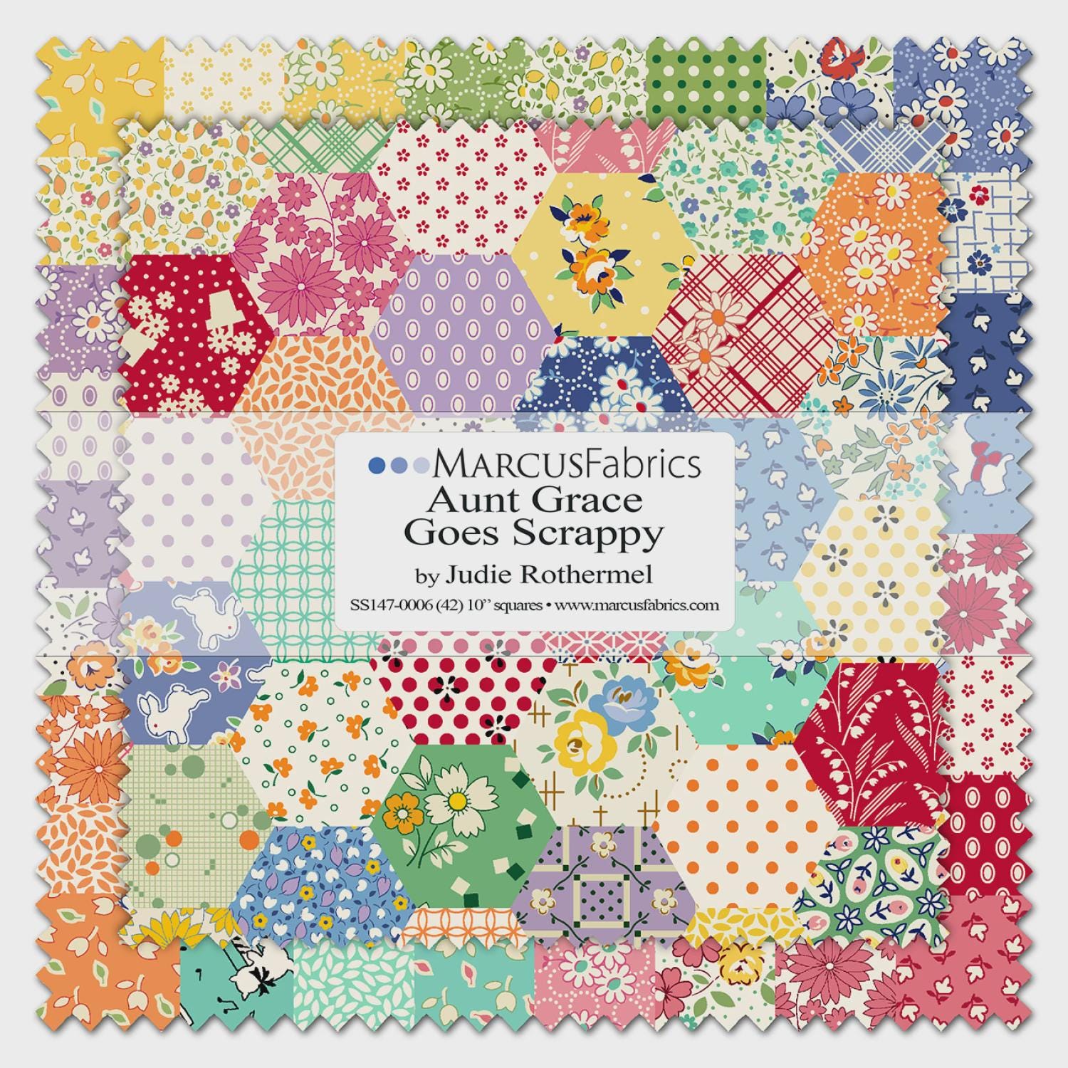 Aunt Grace Scrapbag キルト本 10周年 ほかまとめて7冊 Aunt Grace Goes Scrappy 10x10 Quilt Cotton Layer Cake by Judie