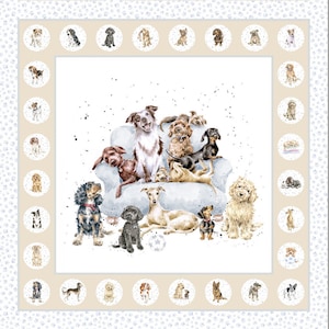 Whiskers and Paws Dog Panel Whiskers and Paws Dog Panel