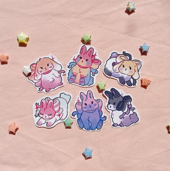 Pride Bunny Stickers Etsy