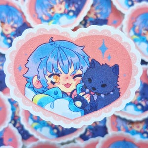 Aoba&Ren Glitter Vinyl Sticker